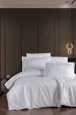 Постільна білизна сатин люкс First Choice Lucas White