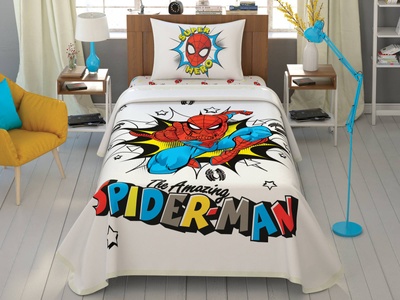 Летнее постельное бельё пике ТАС Spiderman S.Hero