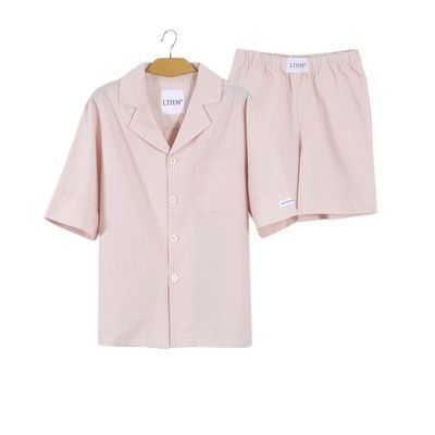 Піжама Lotus Home unisex - City Shorts, Рожевий, XS