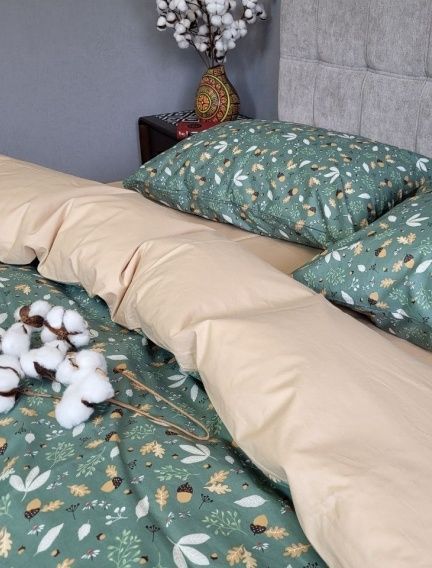 Постільна білизна ранфорс преміум Комфорт Текстиль Дубовий гай, cotton