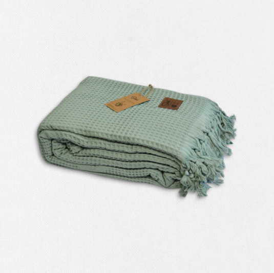 Покрывало вафельное Sikel Carel Yesil