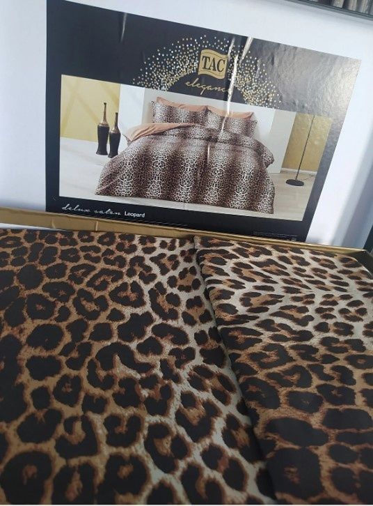 Постільна білизна TAC сатин Leopard