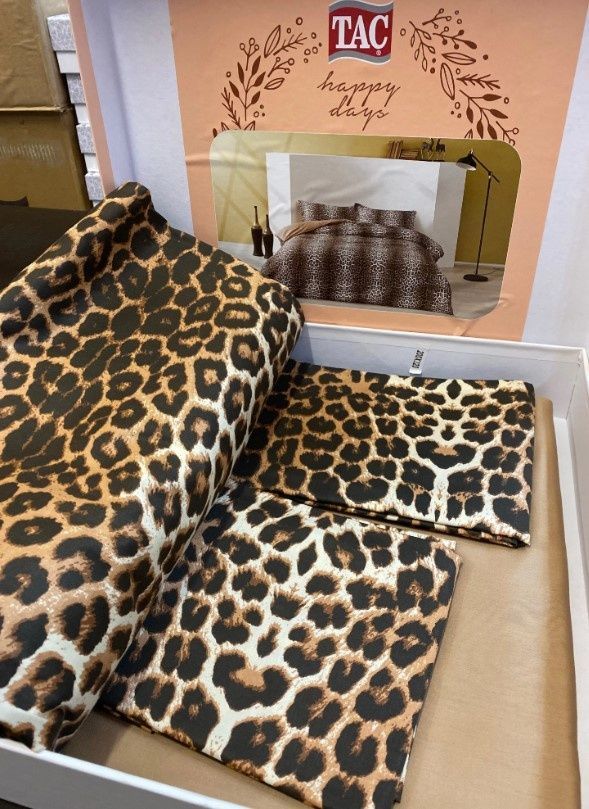 Постільна білизна TAC сатин Leopard
