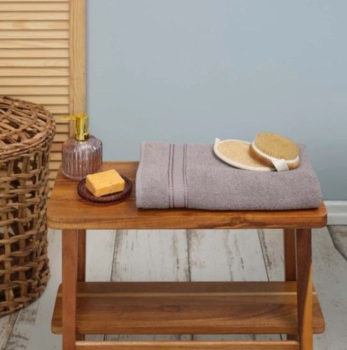 Рушник Karaca Home - Daily Soft gri сірий