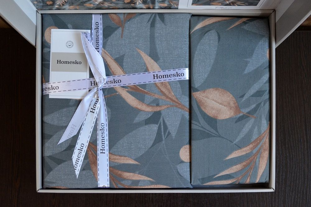 Постільна білизна ранфорс делюкс First Choice Homesko Ranforse  Karel Green