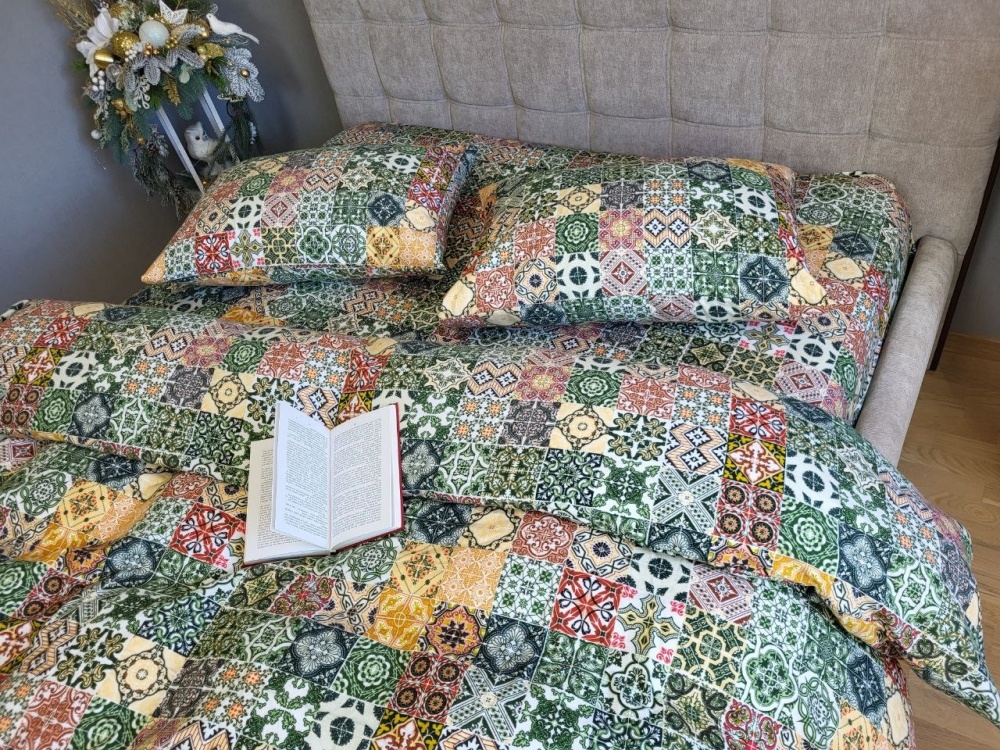 Постільна білизна фланель Комфорт текстиль Мозаїка, Turkish flannel
