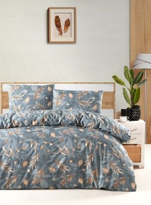 Постельное белье ранфорс делюкс First Choice Homesko Ranforse Karel Green