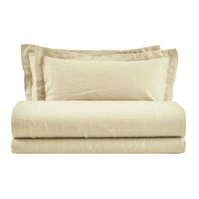 Італійська постільна білизна льон Biancoperla Hamilton Corda