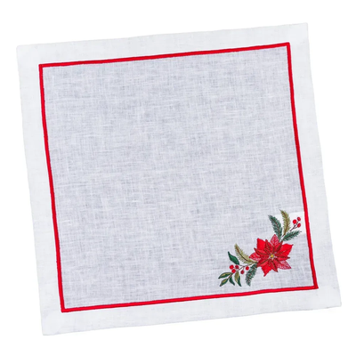 Салфетка с вышивкой POINSETTIA