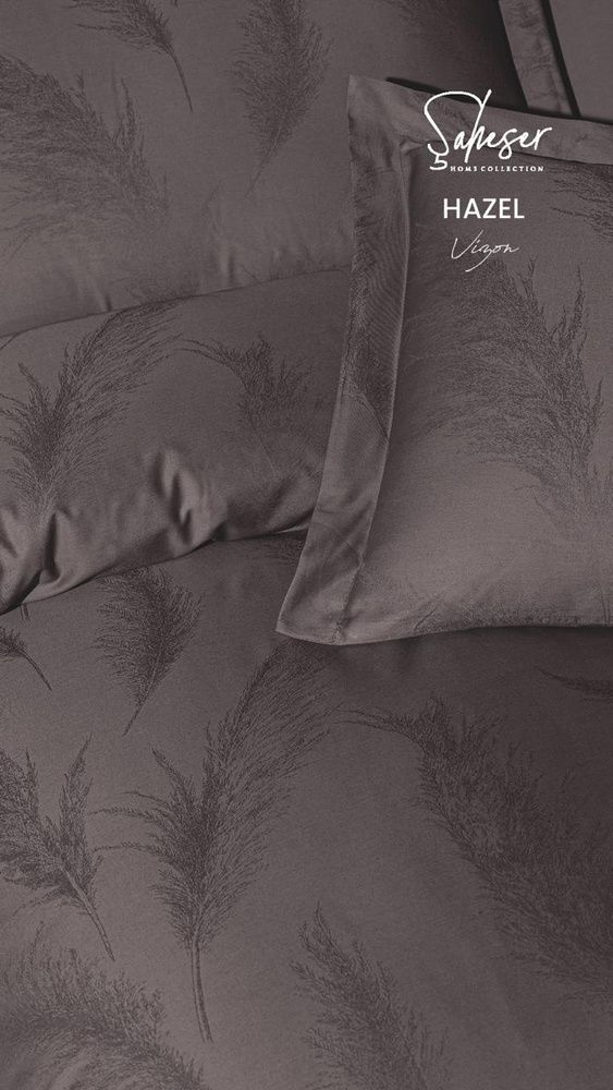 Постільна білизна сатин Saheser Delux Jacquard (300TC) Hazel Vizon