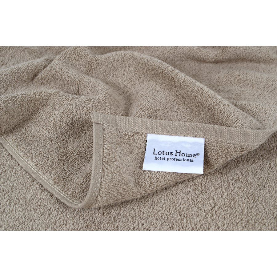 Рушник Lotus Home - Hotel Basic 500 г/м&sup2;, Кавовий, 70х140 см, Банний