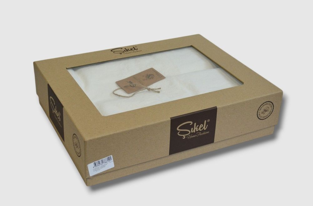 Постільна білизна варена бавовна Sikel Soho Beyaz