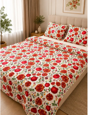 Постільна білизна поплін Pomegranate v1