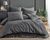 Постельное белье Charlotte Stripe Satin Antrasit