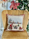 Новорічна наволочка гобелен HIVER-NV1, 45х45 см