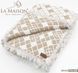 Покривало муслінове La Maison Poline Beige, Бежевий, Євро, 220х240 см, Без наволочок