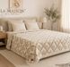 Покрывало муслиновое La Maison Poline Beige, Бежевый, Евро, 220х240 см, Без наволочек