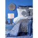 Набір постільна білизна з покривалом + плед Karaca Home - Camilla indigo 2020-2 індиго (13 предметів) 1