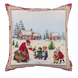 Новорічна наволочка гобелен HIVER-NV1, 45х45 см