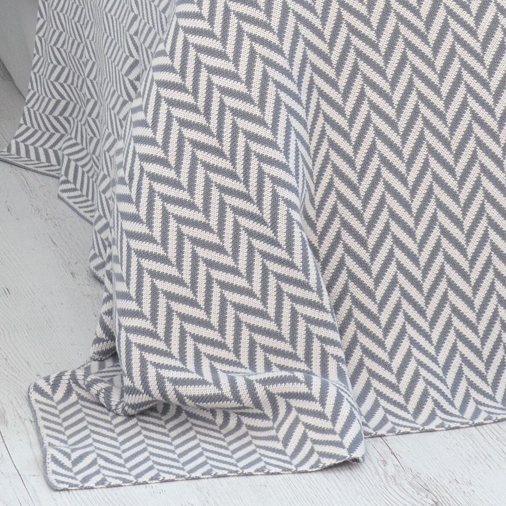 Плед BETIRES ZIGZAG GRAY