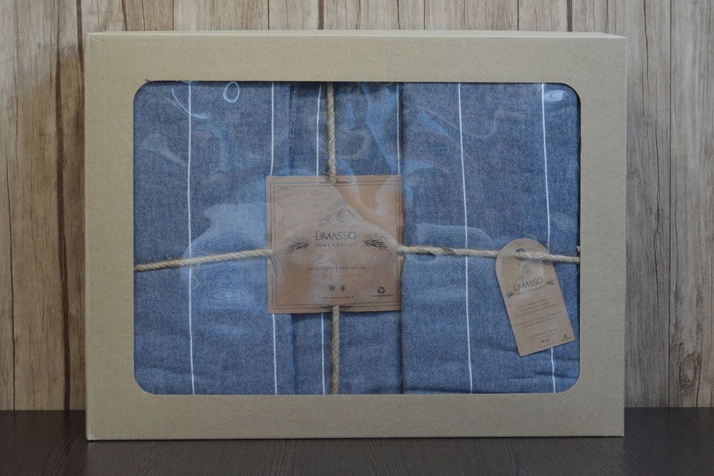 Постельное белье вареный хлопок Limasso Aura Denim