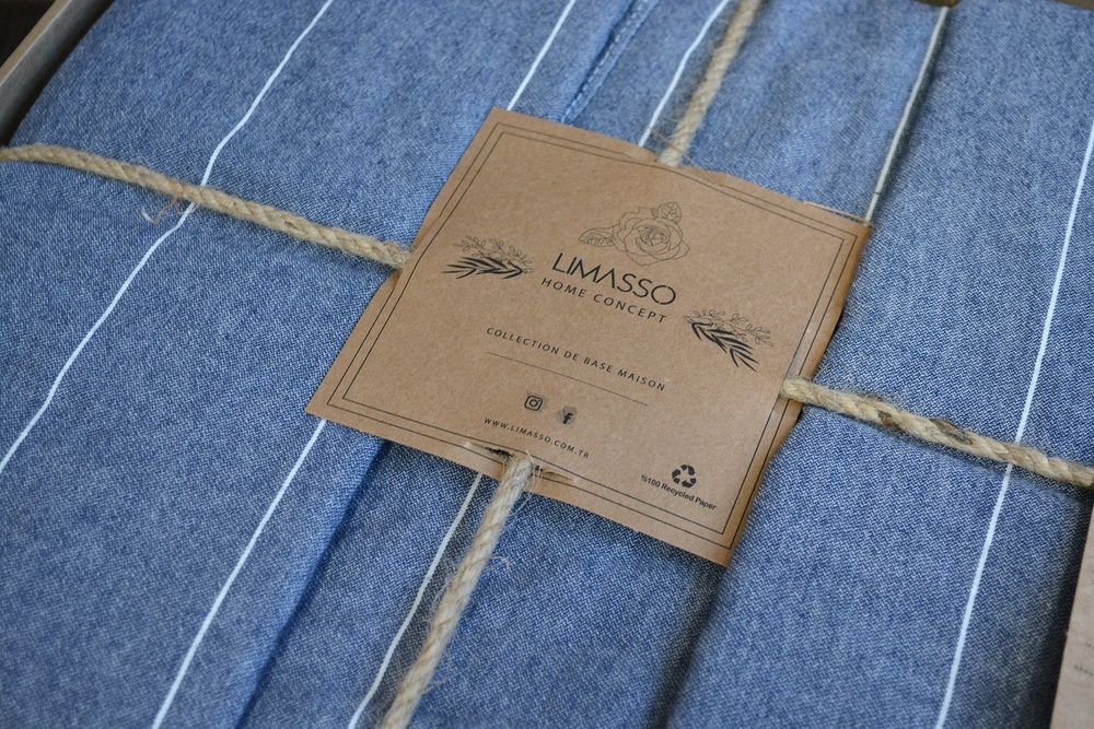 Постельное белье вареный хлопок Limasso Aura Denim