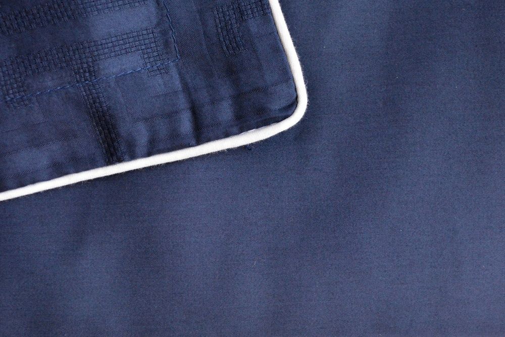 Постільна білизна жаккард La Romano Premium Rodel Navy Blue