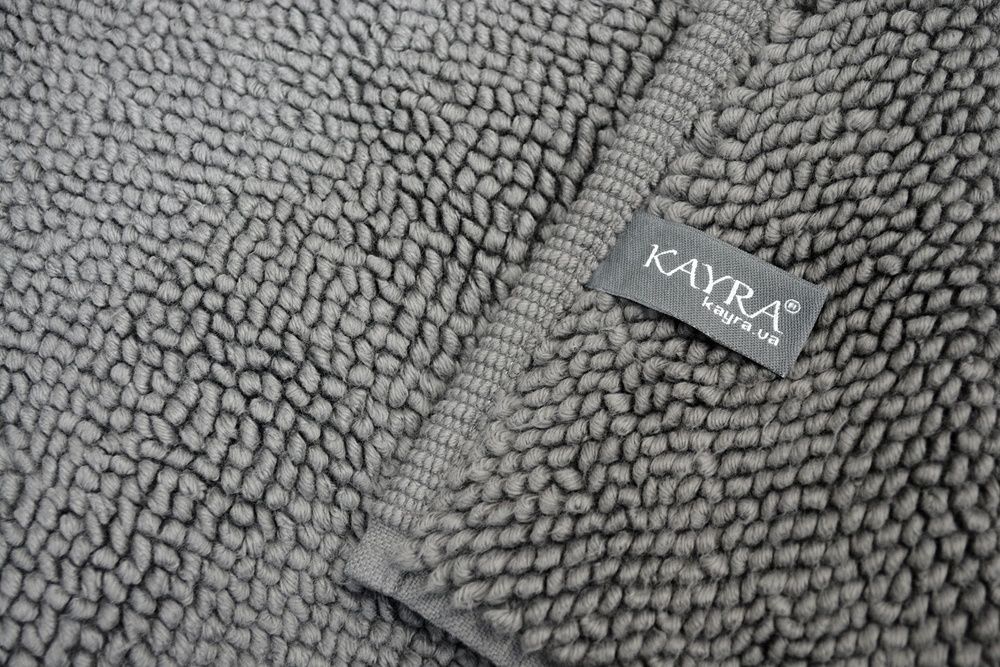 Рушник для ніг бавовна LUX-2 Kayra Dark Grey