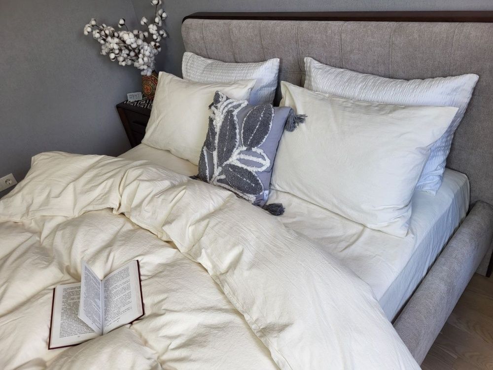 Постельное белье вареный хлопок Комфорт Текстиль Ivory, Luxury Washed Cotton