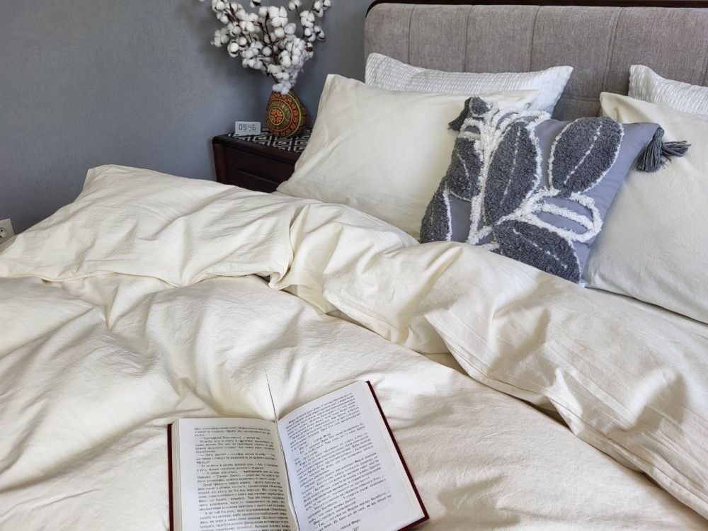 Постельное белье вареный хлопок Комфорт Текстиль Ivory, Luxury Washed Cotton