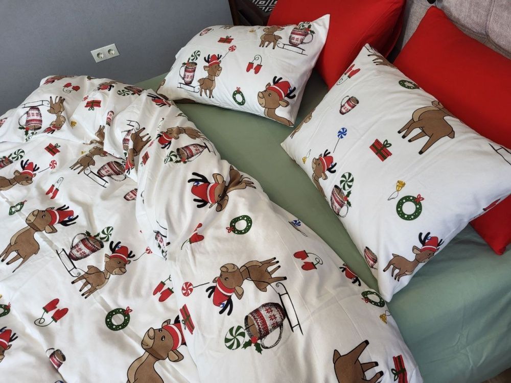 Постільна білизна фланель Комфорт текстиль Гостинці/полин , Turkish flannel