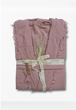 Халат муслин La Maison Alyona Blush