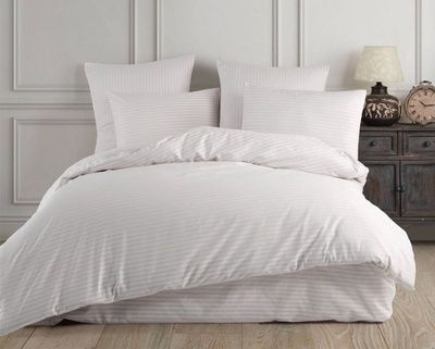Постельное белье Charlotte Stripe Satin Stone