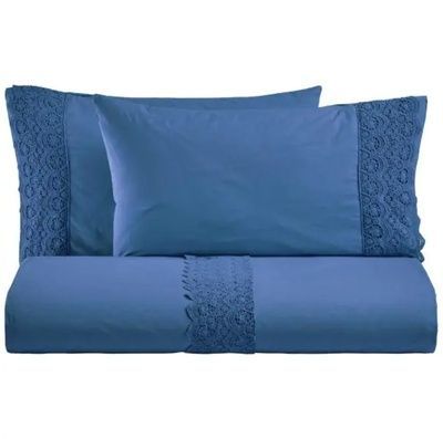 Італійська постільна білизна льон Biancoperla Canastra Lavagna