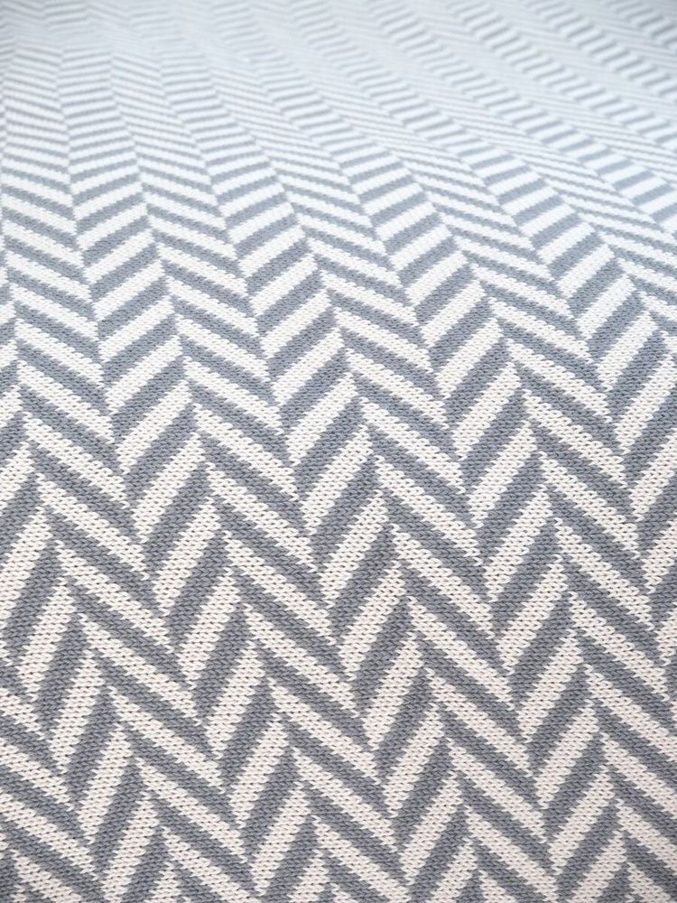 Плед BETIRES ZIGZAG GRAY
