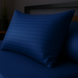 Наволочка Сатин Boston Royal Blue Stripe 2