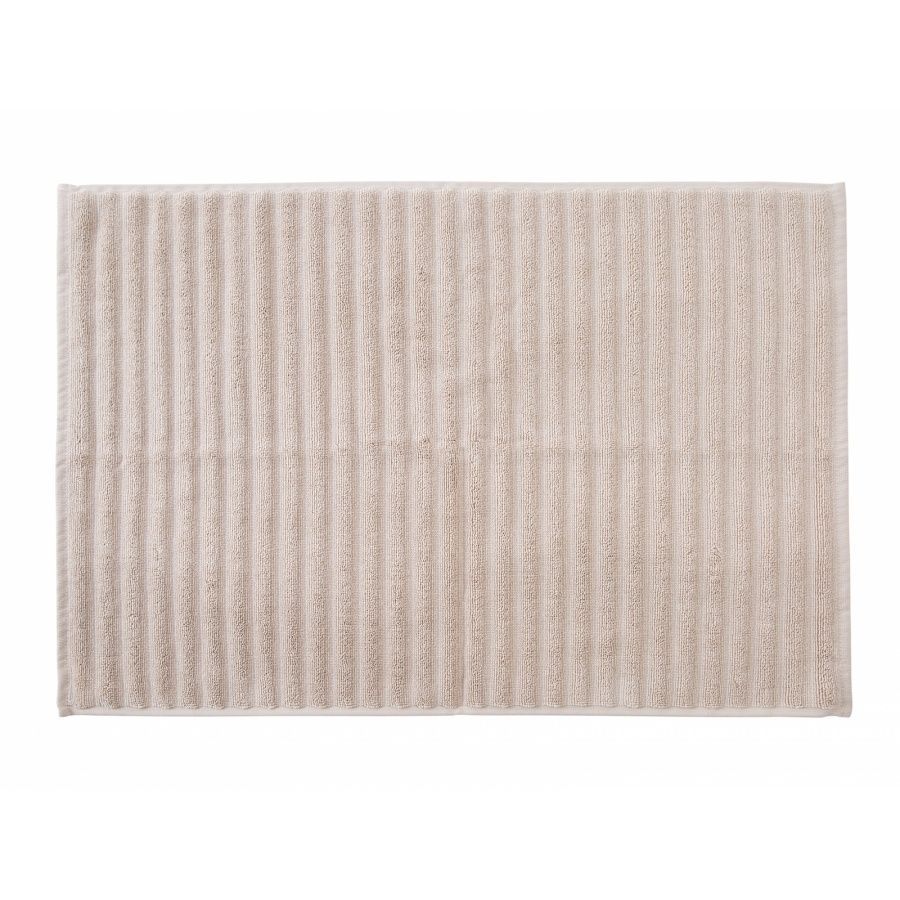 Рушник для ніг Irya - Crimp bej (1000 г/м&sup2;), Бежевий, 50х70 см, Для ніг