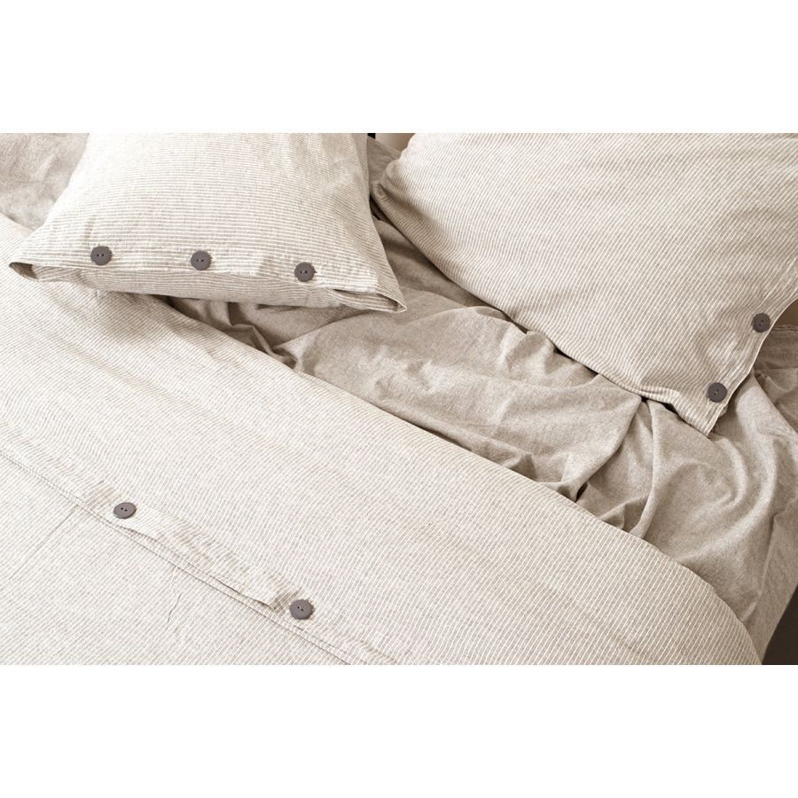 Постільна білизна Lotus Home Washed cotton - Daften kahve-bej