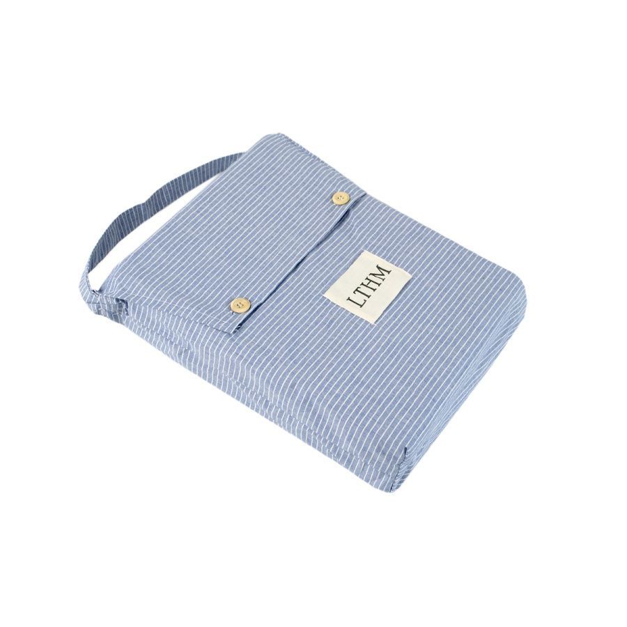 Постільна білизна перкаль premium Lotus Home - Stripe синій