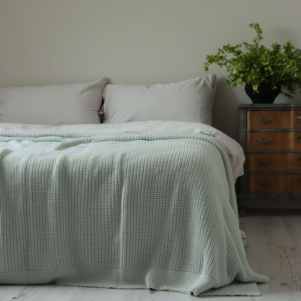 В'язаний плед Betires BRISTOL AQUA