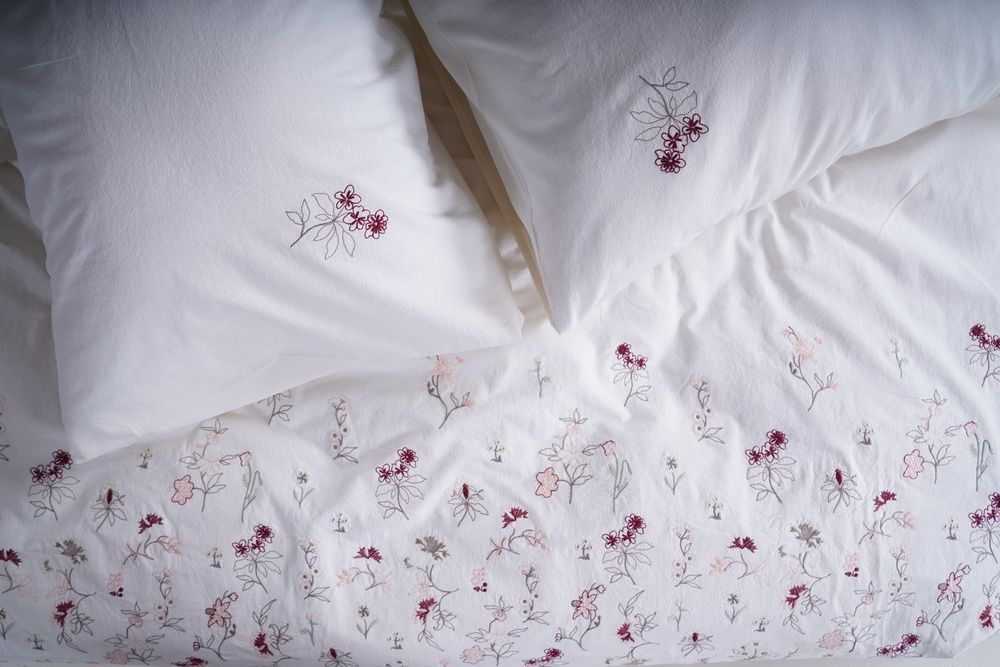 Постільна білизна варена бавовна Limasso Garden de Fleur Snow White