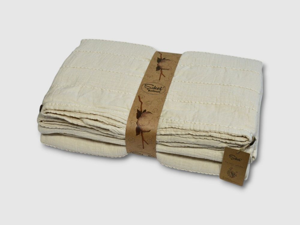 Постільна білизна варена бавовна Sikel Muslin Patara Natural