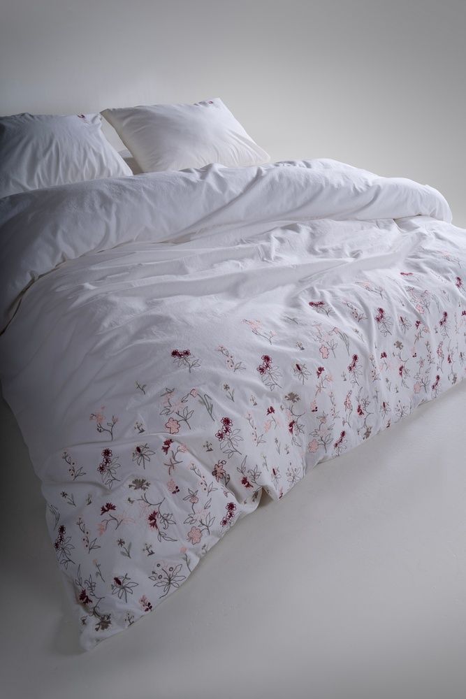Постільна білизна варена бавовна Limasso Garden de Fleur Snow White