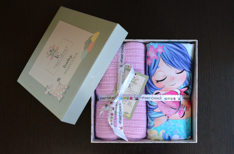 Постельное белье детское с пледом First Choice Baby Digital Satin Mermaid