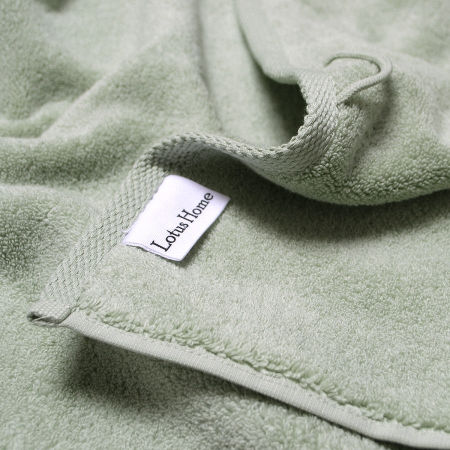 Махровое полотенце Lotus Home Hotel Premium &mdash; Microcotton, Sage Green