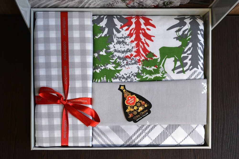 Постільна білизна Cotton Box Ranforce Holly Gri