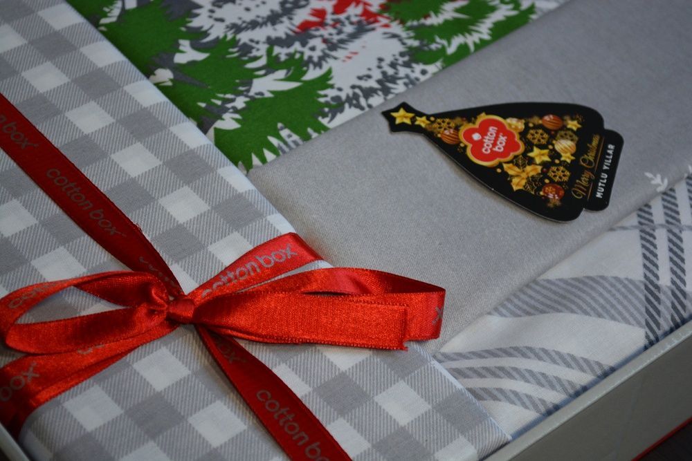 Постільна білизна Cotton Box Ranforce Holly Gri
