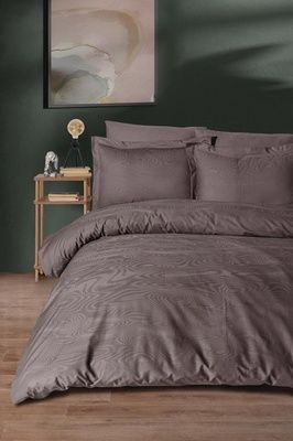 Постільна білизна сатин Saheser Delux Jacquard (300TC) Robin Vizon