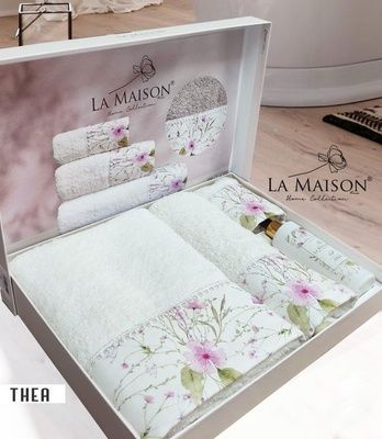 Набір рушників з ароматом La Maison Thea (3шт)
