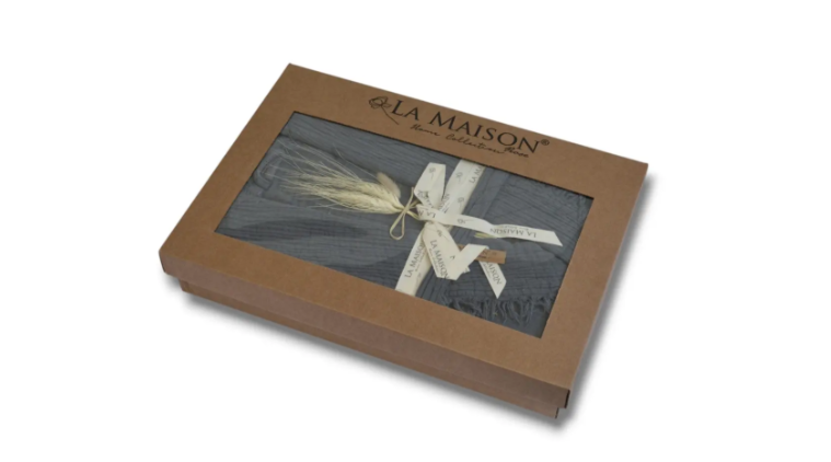 Мусліновий халат La Maison Alyona Charcoal